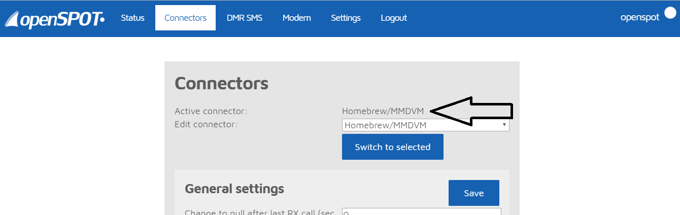 openspotConnectorHBMMDVM 2